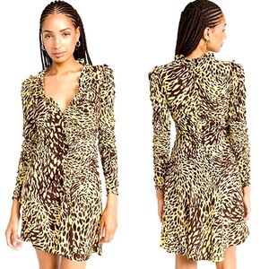 A.L.C. Marcie Mini Dress in Golden Haze NWT